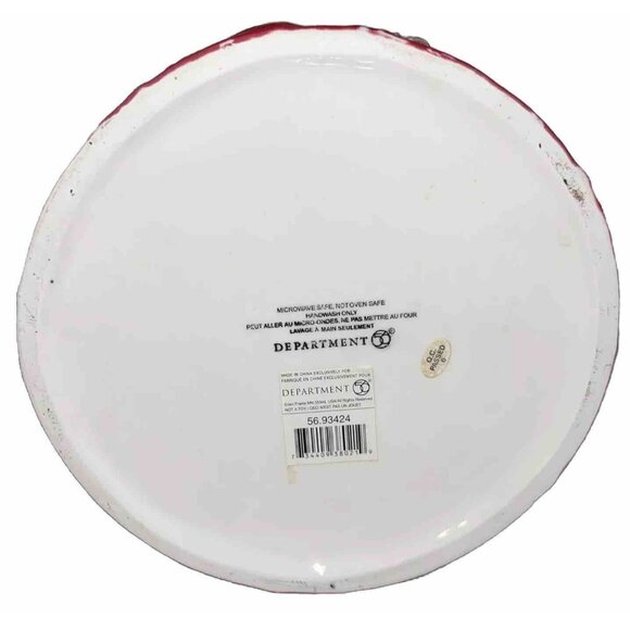 Department 56 Cookie Jar Santa Claus Frosted Pine Cones Christmas Decor - Picture 6 of 8